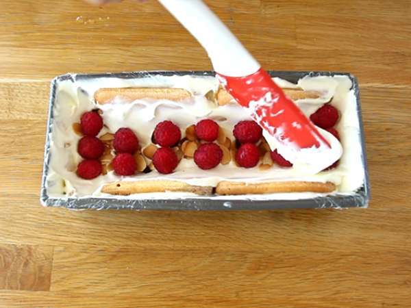 Ahududulu tiramisu kütüğü - Hazırlık adım 5