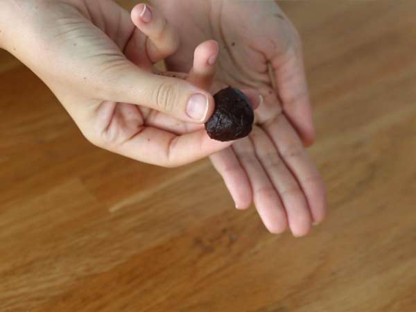 Çikolata kaplı trüfler - Hazırlık adım 4