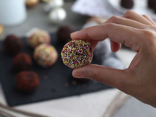 Çikolata kaplı trüfler - Hazırlık adım 6