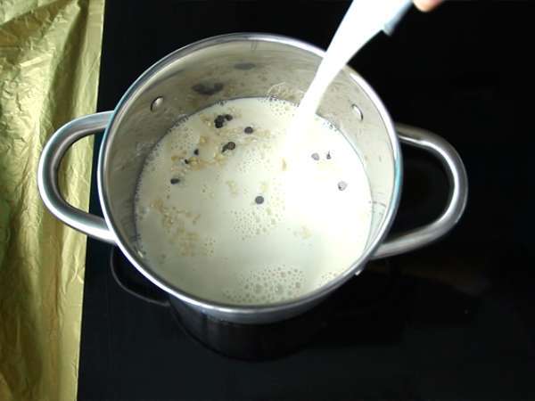 Bitter ve beyaz çikolatalı sütlaç seti - Hazırlık adım 4