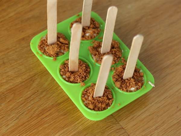 Sıcak çikolata lolipopları: beyaz çikolata + speculoos - Hazırlık adım 3