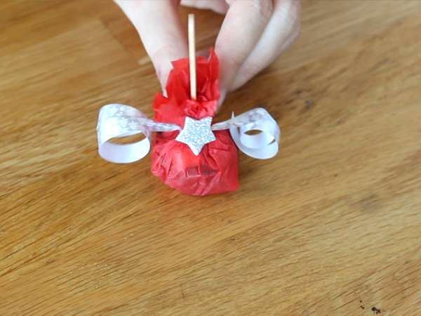 Sıcak çikolata lolipopları: bitter çikolata + marshmallow - Hazırlık adım 3