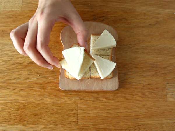 Gülen inek ren geyiği tostu - Hazırlık adım 1