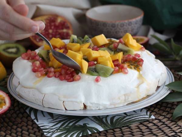 Kolay egzotik meyveli pavlova - Hazırlık adım 6