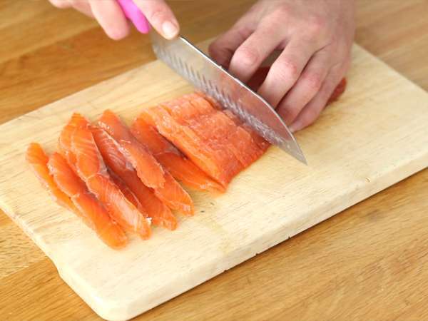 Gravlax, İsveç usulü marine edilmiş somon balığı - Hazırlık adım 5