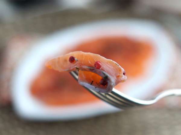 Gravlax, İsveç usulü marine edilmiş somon balığı - Hazırlık adım 6