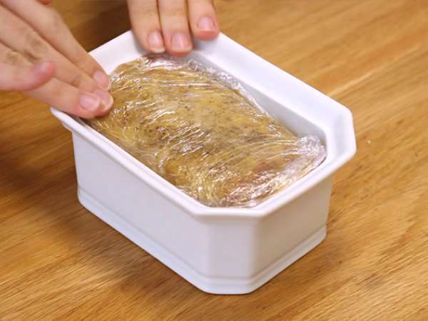 Tuzda pişirilmiş kaz ciğeri - Hazırlık adım 4