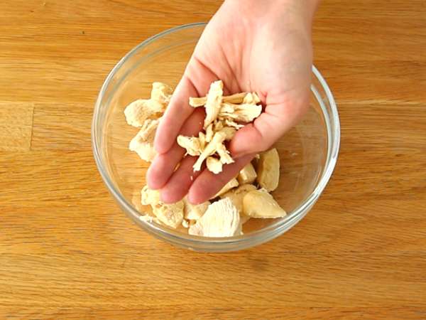 Çin böreği - karidesli tavuk - Hazırlık adım 2