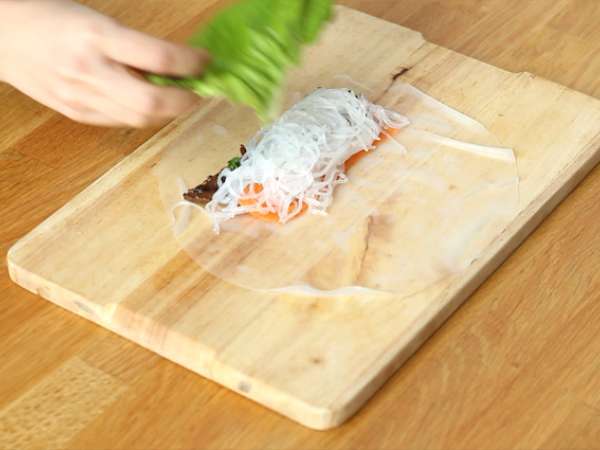 Çin böreği - marine edilmiş sığır eti - Hazırlık adım 5