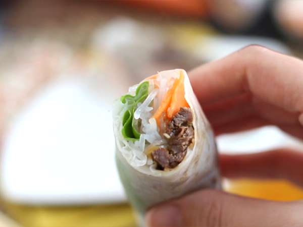 Çin böreği - marine edilmiş sığır eti - Hazırlık adım 7