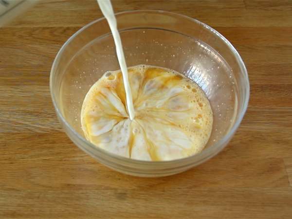 Pastis krep hamuru - Hazırlık adım 1