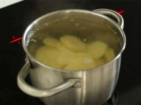 Raclette graten - Hazırlık adım 1