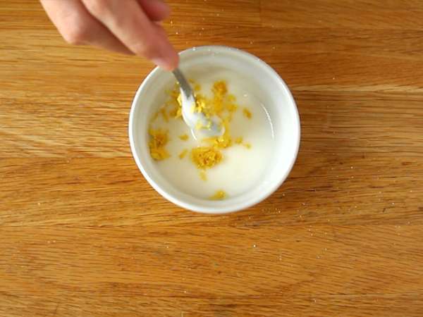 Limon Soslu Limonlu ve Yulaflı Brownie - Hazırlık adım 5