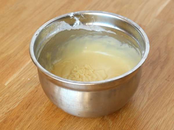 Badem sırlı mermer pandispanya - Hazırlık adım 1