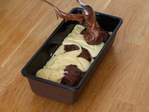 Badem sırlı mermer pandispanya - Hazırlık adım 3