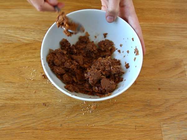 Badem sırlı mermer pandispanya - Hazırlık adım 5