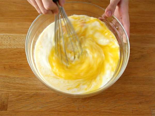 Japon krepleri. Pofuduk krepler - Hazırlık adım 1