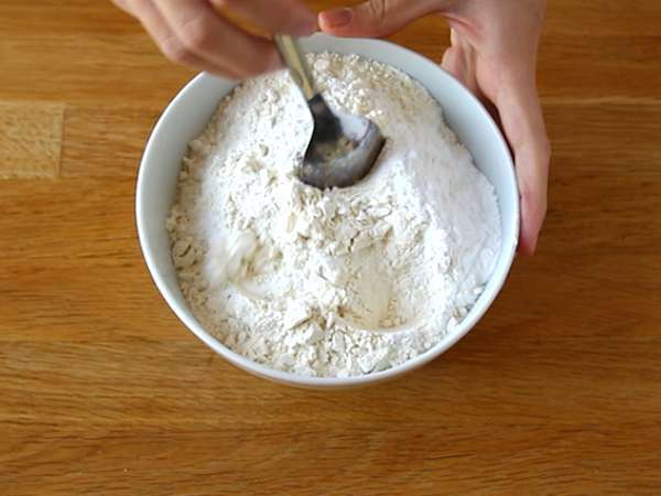 Japon krepleri. Pofuduk krepler - Hazırlık adım 2