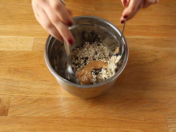 Kolay ve ekstra çıtır tahıl barları - Hazırlık adım 2