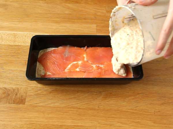 Taze somon ve somon füme terrine - Hazırlık adım 2