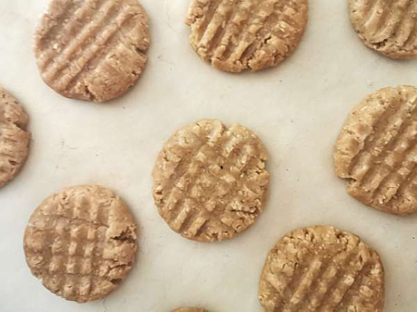 Fıstık ezmeli bisküvi - şeker ilavesiz - Hazırlık adım 4