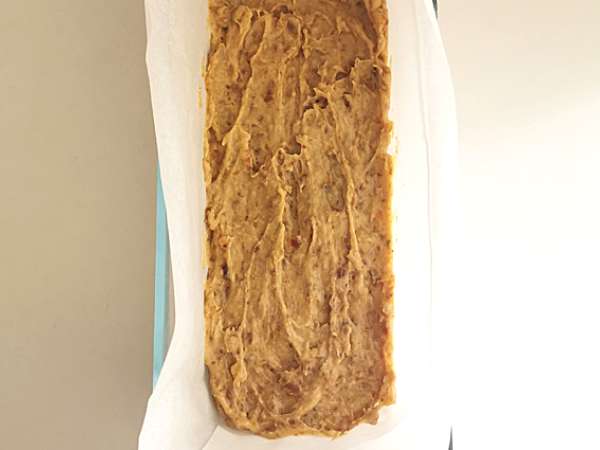 Vegan ve glütensiz ev yapımı Snickers barlar - Hazırlık adım 5