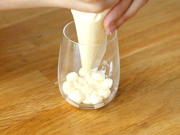 Soğutulmuş çilekli tiramisu verrines - Hazırlık adım 4