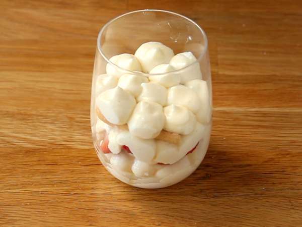 Soğutulmuş çilekli tiramisu verrines - Hazırlık adım 5