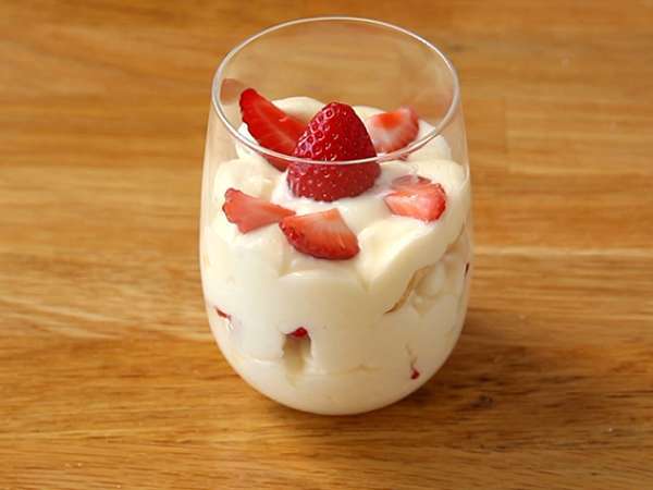 Soğutulmuş çilekli tiramisu verrines - Hazırlık adım 6