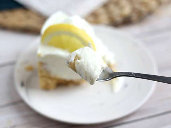 Fırında pişmeyen limonlu cheesecake - Hazırlık adım 6