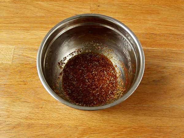 Ballı ve hardallı fırında tavuk - Hazırlık adım 1