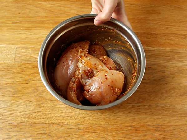 Ballı ve hardallı fırında tavuk - Hazırlık adım 2