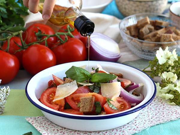 Panzanella Salatası - Hazırlık adım 2