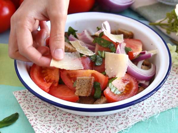 Panzanella Salatası - Hazırlık adım 3