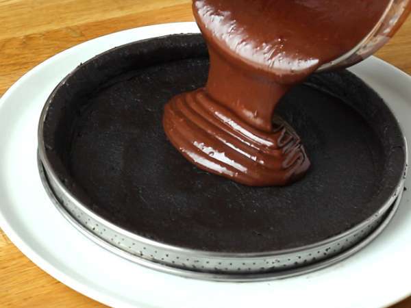 Çikolatalı ve oreolu tartölet - Hazırlık adım 4