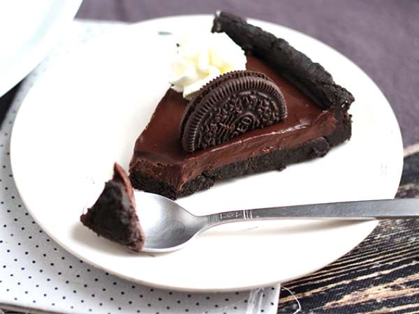 Çikolatalı ve oreolu tartölet - Hazırlık adım 6