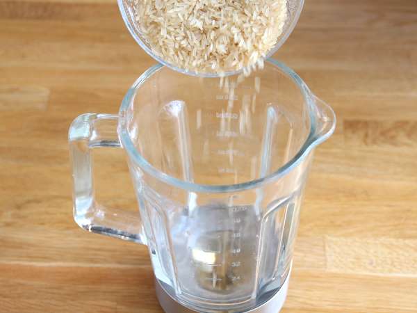 Ev yapımı pirinç unu (glutensiz) - Hazırlık adım 1