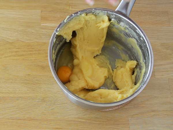 Chouquettes, sedefli şekerli choux - Hazırlık adım 2