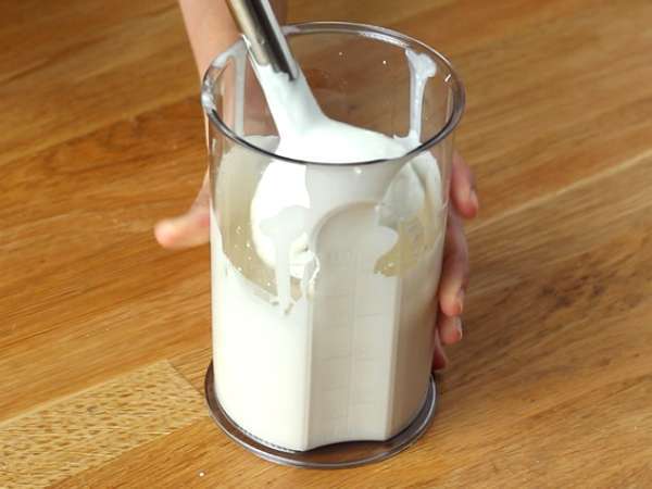 Lactonnaise. Sütlü mayonez, yumurtasız - Hazırlık adım 3