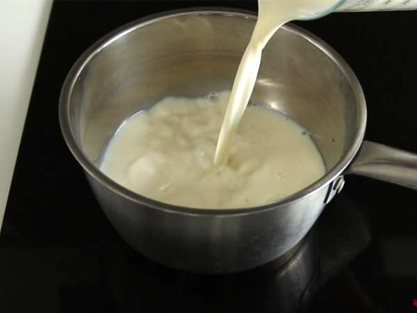 Dev kremalı pasta - Hazırlık adım 1