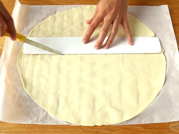 Mini kruvasan gevrekleri - Hazırlık adım 1