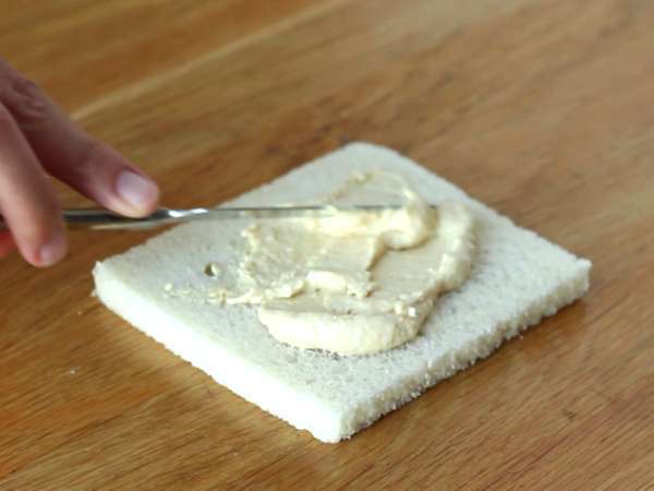 Origami yıldız sürpriz ekmek - Hazırlık adım 1