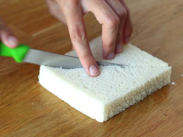 Origami yıldız sürpriz ekmek - Hazırlık adım 2