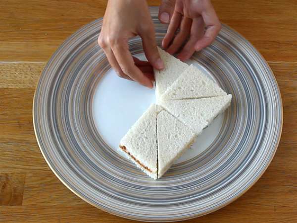 Origami yıldız sürpriz ekmek - Hazırlık adım 4