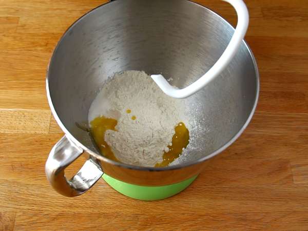 Tavada kızarmış pide - Hazırlık adım 1