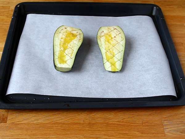 Kolay patlıcan havyarı - Hazırlık adım 1