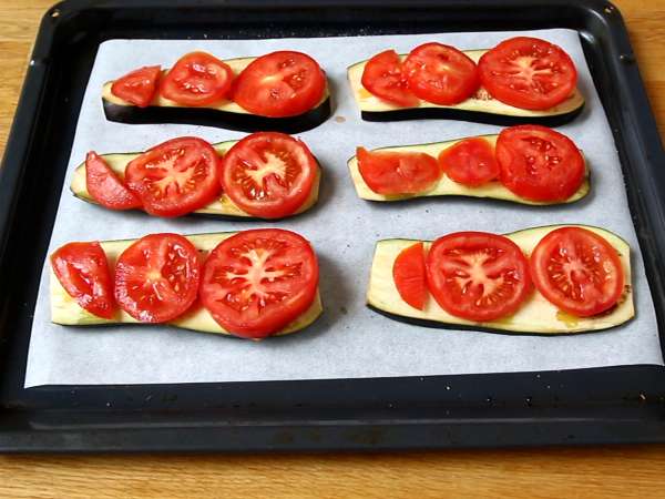 Patlıcanlı parmigiana ruloları - Hazırlık adım 2