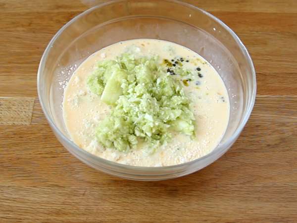 Kabak ve pesto böreği - glütensiz - Hazırlık adım 2