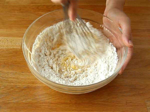 Pirene yaban mersinli turtası - Hazırlık adım 1