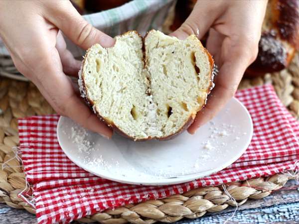 Mozzarella ve biberiyeli krakerler - Hazırlık adım 8